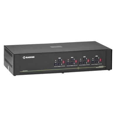 Black Box Network - SS4P-DVI-4X4-UCAC - Black Box Secure KVM Matarix Switch, NIAP 3.0-4 Computer(s) - 4 Local User(s)