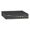 Black Box Network - LPB3010A LPB3000 Ethernet Switch - 8 Ports - Manageable - TAA Compliant - 2 Layer Supported - Modular - Optical Fiber, Twisted Pair - PoE Ports - Wall Mountable - 1 view 1