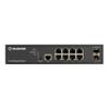 Black Box Network - LPB3010A LPB3000 Ethernet Switch - 8 Ports - Manageable - TAA Compliant - 2 Layer Supported - Modular - Optical Fiber, Twisted Pair - PoE Ports - Wall Mountable - 1 view 2