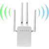 WiFi ExtenderWiFi Repeater, WiFi Booster Covers Up to 3500 Sq.ft and 30 Devices, Up to 1200Mbps WiFi Repeater WiFi-Dual Band 2.4G and 5G - 4 Antennas 360 Coverage Extend WiFi Signal to Smart Home view 1