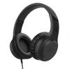 Motorola Sound Moto XT120 Over Ear Headphones Wired with Microphone, in-Line Command Control for Calls - Foldable Wired Headphones with Adjustable Cushioned Headband, Dynamic Bass, 3.5mm Jack - Black view 1