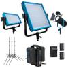 Dracast DRRNSBKDV 5600K Daylight, V-Mount Remote Newsroom Studio Basics Kit view 1
