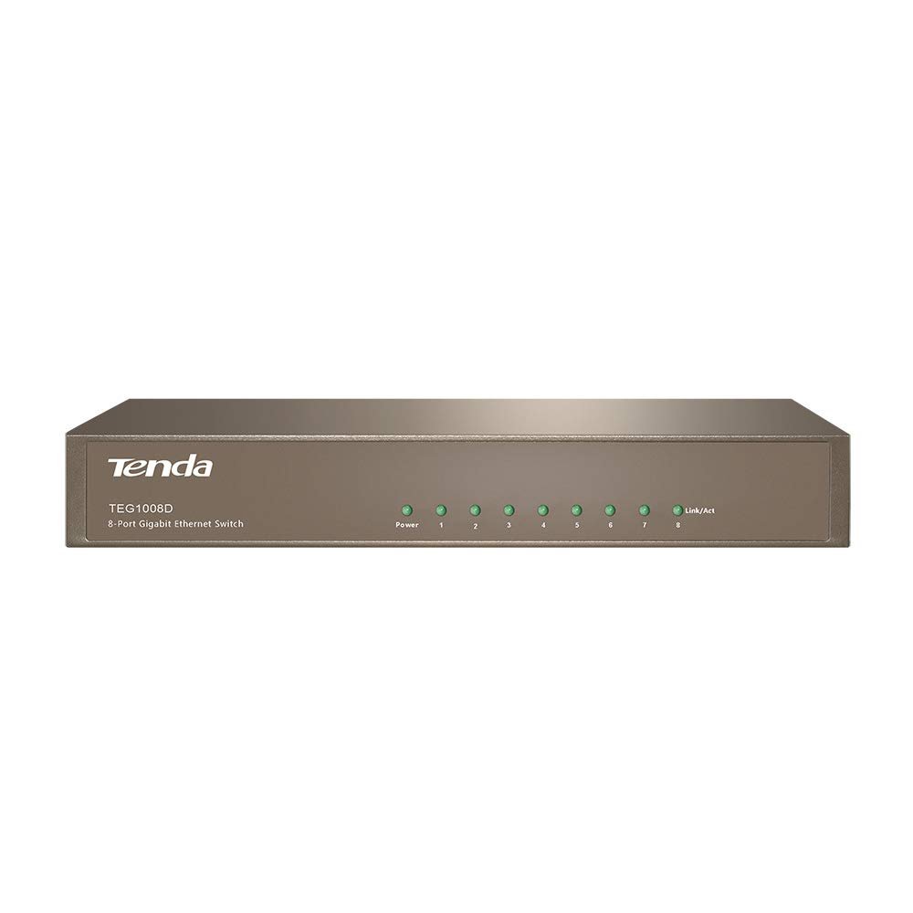 ACCL 8-Port Gigabit Desktop Switch Tenda (TEG1008D), 4 Pack