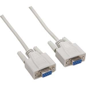 ACCL 25Ft DB9 F/F Null Modem Cable, 2 Pack