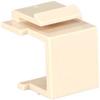 ACCL Snap-in Keystone Wallplate Blank Insert Ivory, 5 Pack view 1