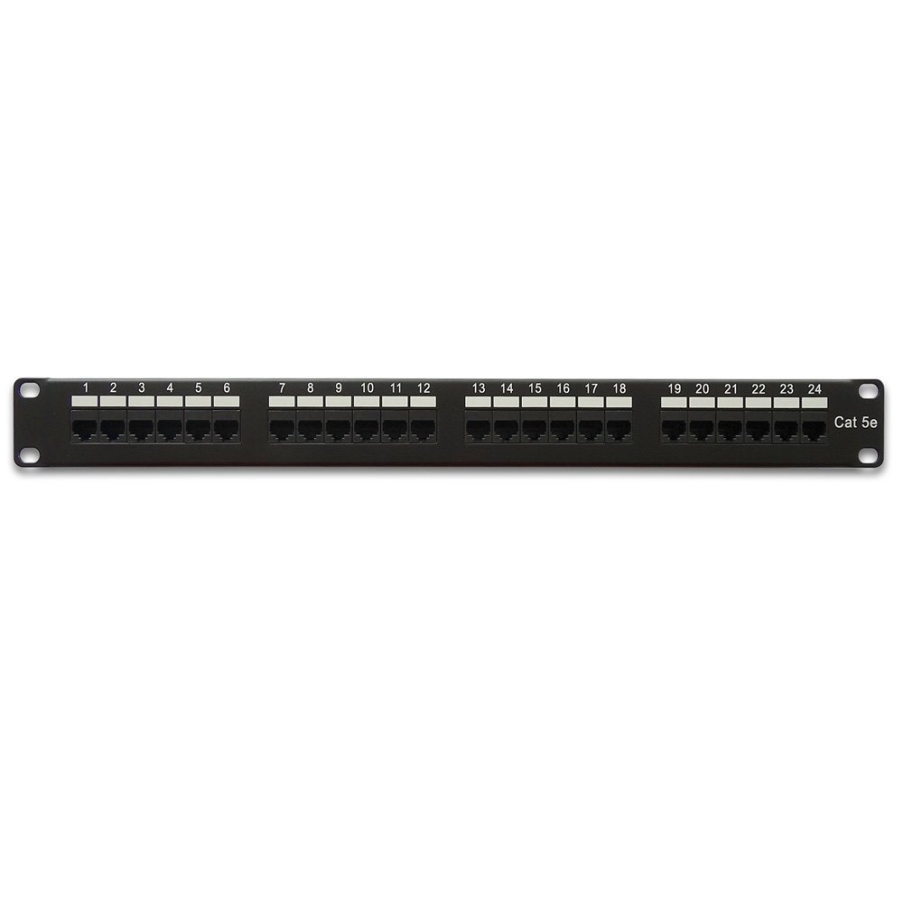ACCL Cat.5E 110 Type Patch Panel 24Port Rackmount, 2 Pack