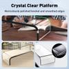 AboveTEK Premium Large Monitor Riser 20 inch & 2-Tier Acrylic Monitor Stand Computer Riser for Home Office view 3