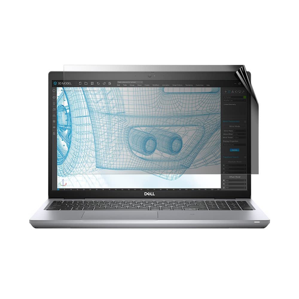 celicious Privacy 2-Way Anti-Spy Filter Screen Protector Film Compatible with Dell Precision 15 3561 (Touch)