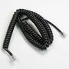 ACCL 12Ft Coiled Handset Cord, RJ22 (4P4C) Black, 10 Pack view 1
