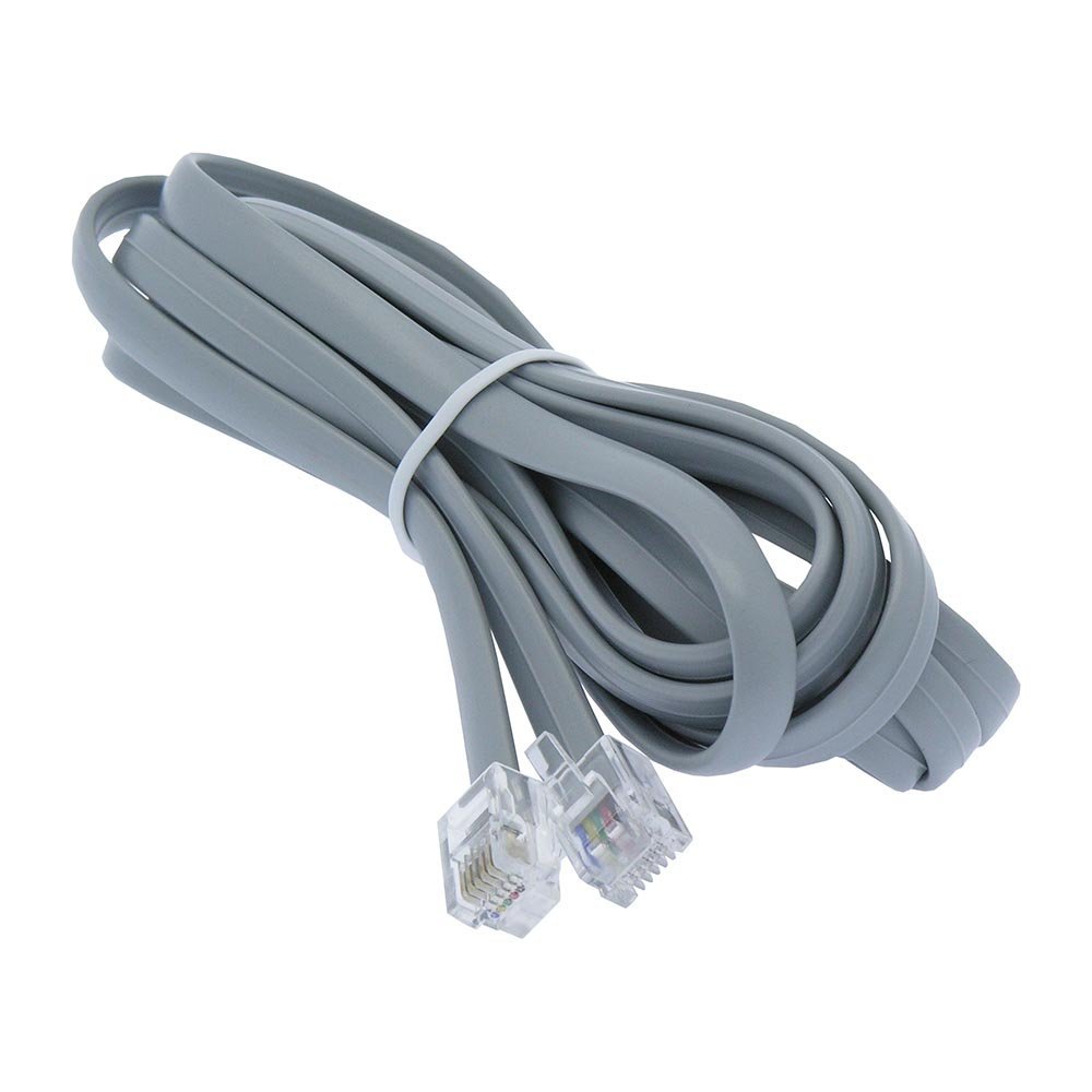 ACCL 7Ft RJ12 Modular Cable Reverse, 4 Pack