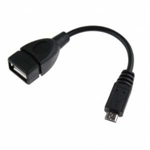 ACCL USB OTG Adapter Cable 6", 3 Pack