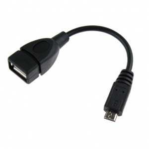 ACCL USB OTG Adapter Cable 6", 3 Pack