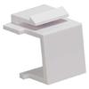 ACCL Snap-in Keystone Wallplate Blank Insert White, 3 Pack view 1