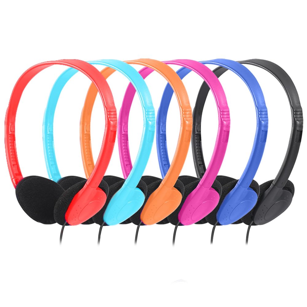 CN-Outlet Kids Headphones Bulk 12 Pack Multi Colors for School Classroom Students Teens Children Gift and Adult (12 Mixed)