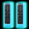 2 Pack Remote case for Samsung Controller, Silicone Cover for BN59-01199F Smart TV Control Skin Sleeve Glow in The Dark Sky Blue view 1