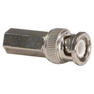 ACCL RG59 BNC Male Twist-on Connector, 4 Pack