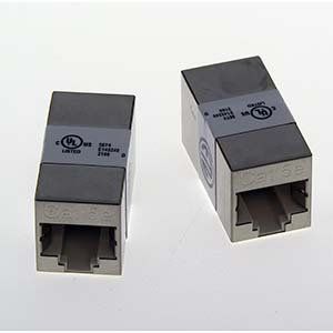 ACCL Cat.5e RJ45 Full Shielded Inline Coupler, 3 Pack