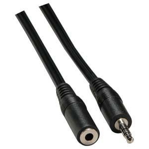 ACCL 100Ft 3.5mm Stereo M/F Speaker/Headset Cable, 4 Pack