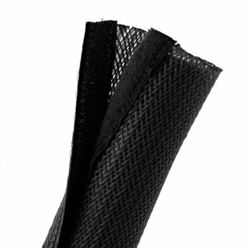 ACCL Fastening Cable Sock Black 85mm x 2m, 5 Pack