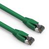ACCL 0.5Ft Cat.8 S/FTP Ethernet Network Cable Green 24AWG, 4 Pack view 1