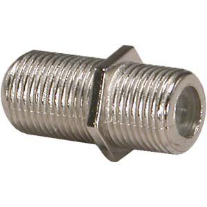ACCL F-Type Dual Female Inline Coupler, 3 Pack
