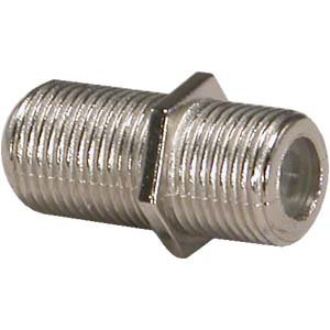 ACCL F-Type Dual Female Inline Coupler, 3 Pack