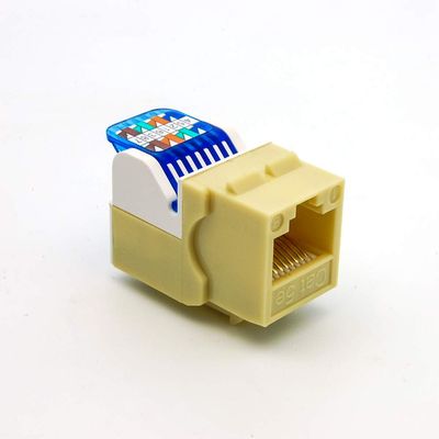 ACCL Cat.5E Tool Less Keystone Jack Ivory, 3 Pack