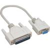 ACCL 1Ft DB9-F/DB25-M Serial Cable, 2 Pack view 1