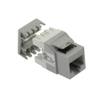 ACCL Cat.5E RJ45 110 Type 180 Keystone Jack Gray, 10 Pack view 1