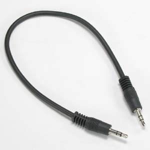 ACCL 1Ft 3.5mm Stereo M/M Speaker/Headset Cable, 2 Pack