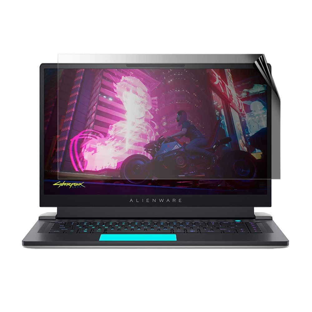 celicious Privacy 2-Way Anti-Spy Filter Screen Protector Film Compatible with Dell Alienware x15 R1 FHD