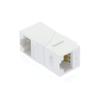 ACCL Cat.6 Right Angle Keystone Coupler White, 5 Pack view 1