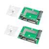 Acxico 2Pcs Mini PCIE MSATA SSD to 2.5'' SATA 6.0GPS Adapter Converter Card Module Board view 1