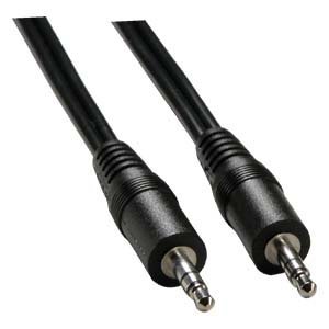 ACCL 35Ft 3.5mm Stereo M/M Speaker/Headset Cable, 5 Pack