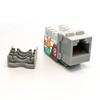 ACCL Cat.5E RJ45 110 Type Keystone Jack Gray, 10 Pack view 1