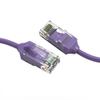 ACCL 2Ft Cat.6 28AWG Slim Ethernet Network Cable Purple, 10 Pack view 1