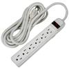 ACCL 12Ft 6-Outlet Surge Protector 14AWG/3, 15A, 90J, 3 Pack view 1