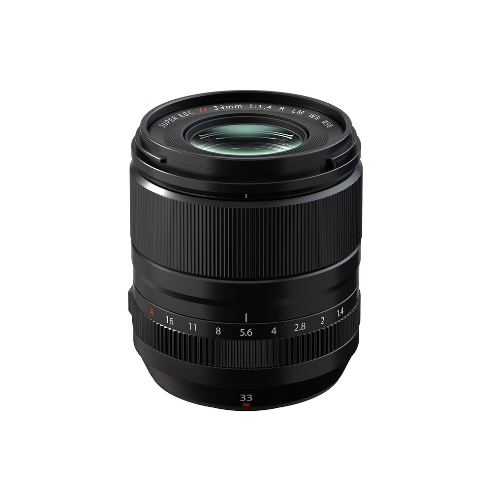 FUJIFILM X Replacement Lens, FUJINON Monofocal Standard, Large Diameter, 1.3 inches (33 mm), F1.4, Dustproof, Splashproof, Low Temperature, Linear Motor (Silent), Aperture Ring F XF33MMF1.4 R LM WR