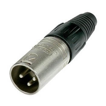 ACCL Neutrik 3 Pin XLR Male Connector NC3MX, 3 Pack