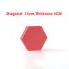 Gisela Red Foam Set for Product Display, Accessories, Jewellery, Cosmetics, Model, Perfumein and Trinkets on Photography Props,Perfect to Making Your Product over (Hexagonal Prism 2Pcs) view 3