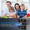ALPCAM USB Camera 4K Autofocus Webcam High Resolution UHD 2160P Camera with 8pcs White LEDs,100No Distortion Lens Webcamera with IMX415 Sensor,30fps Plug and Play Web Cam for Video Conference view 3