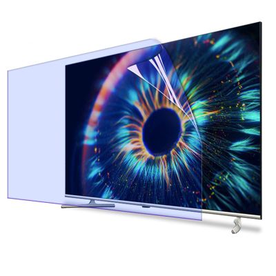 TYRHMY Anti Glare TV Screen Protector for 32-75 Inch, Anti-Blue Light Film/Anti-Radiation/Anti Scratch Filter, Reduce Eye Fatigue, for LCD LED OLED 4K HDTV,65" 1440 * 809
