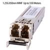 1000Base-SX 850nm Multimode SFP LC Transceiver Fiber Module 550 Meters LC MMF-DDM for Cisco GLC-SX-MMD/GLC-SX-MM/SFP-GE-S, Fortinet, Ubiquiti UniFi UF-MM-1G, Mikrotik S-85DLC05D Meraki MA-SFP-1GB-SX view 4