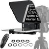 Desview T3 Teleprompter Broadcast Teleprompter for 11 inch Tablet iPad Phones Prompter Outdoor Interview Speech DSLR Reader prompteur Tablet and Support Wide Angle Lens, Simple Smaller Portable view 1