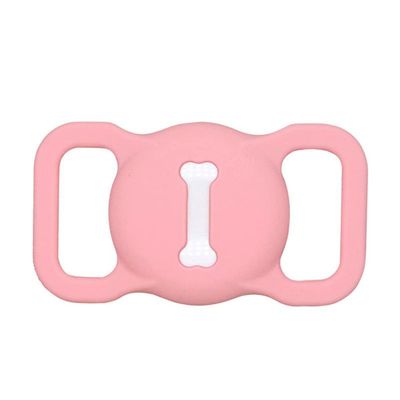 1Pcs Dog Collar Pet Loop Holder Silicone Protective Case for Compatible with Apple Airtag GPS Tracking Finder