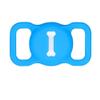 2Pcs Dog Collar Pet Loop Holder Silicone Protective Case for Compatible with Apple Airtag GPS Tracking Finder view 1