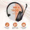 EKSA Noise Cancelling Trucker Bluetooth Headset with Microphone Wireless AI-Powered ENC Headphones, 99ft Long Range, 30H of Talk Time, All-Day Comfort On Ear Headsets Mute Button view 4