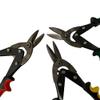 MH GLOBAL 3 Pc Set 10 Inch Aviation Tin Snips Set Straight Left and Right Drop Forged Carbon Steel view 3
