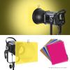 Andoer Pack of 14 Gel Colour Filter Filters, 50 x 40 cm Transparent Coloured Film Film for Photo Studio Strobe Flash LED Light Headlight view 4