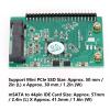 44pin Standard Male IDE Connector Cards for MSATA SSD, Laptop 1.8in IDE PCI E SSD Hard Drive Adapter Card, Compatible for DOS/Win3.1/NT4/98SE/ME/2000//XP/Vista/UNIX/Linux view 3
